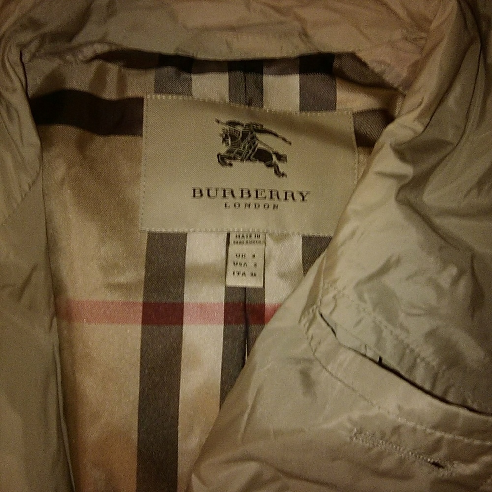 Burberry raincoat